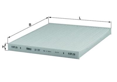 MAHLE ORIGINAL LA 157 Číslo výrobce: 76418867. EAN: 4009026510360.