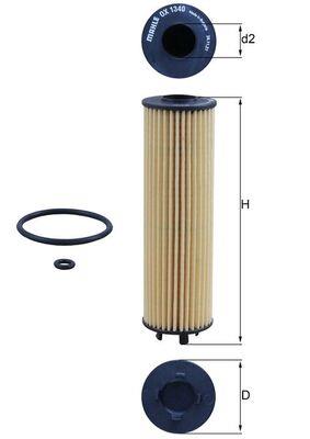 MAHLE ORIGINAL OX 1340D Číslo výrobce: 72531838. EAN: 4057635205900.