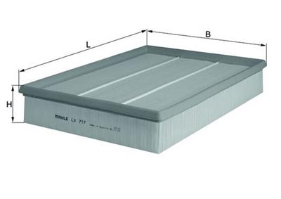 MAHLE ORIGINAL LX 717 Číslo výrobce: 79690660. EAN: 4009026084373.