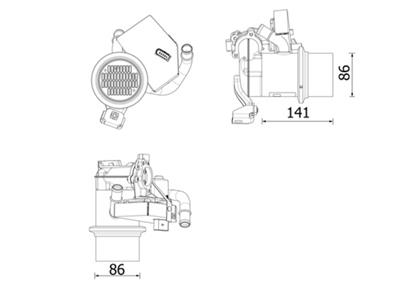 MAHLE ORIGINAL CE 14 000P Číslo výrobce: 376745411. EAN: 4057635052474.