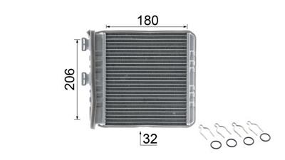 MAHLE ORIGINAL AH 76 000P Číslo výrobce: 351311141. EAN: 4057635045582.
