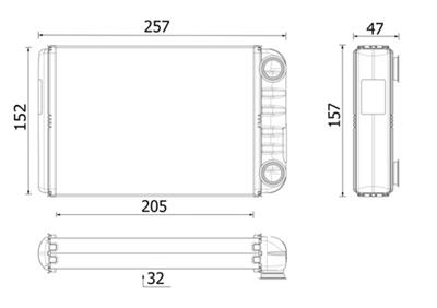 MAHLE ORIGINAL AH 258 000P Číslo výrobce: 72535561.