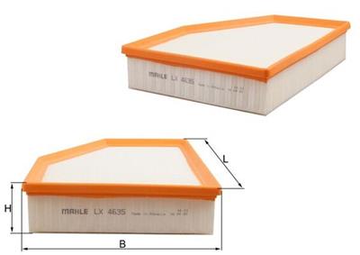 MAHLE ORIGINAL LX 4635 Číslo výrobce: 72474589. EAN: 4057635007887.