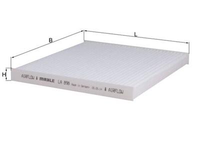 MAHLE ORIGINAL LA 898 Číslo výrobce: 72347026. EAN: 4009026932124.