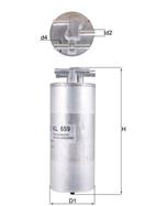 MAHLE ORIGINAL KL 659