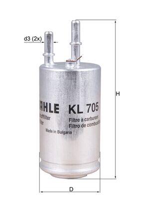 MAHLE ORIGINAL KL 705 Číslo výrobce: 70384038. EAN: 4009026719602.