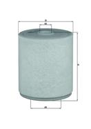 MAHLE ORIGINAL LX 2049/4 - Vzduchový filtr