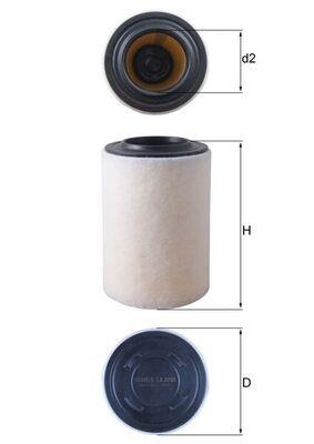 MAHLE ORIGINAL LX 3286 Číslo výrobce: 70596401. EAN: 4009026923221.