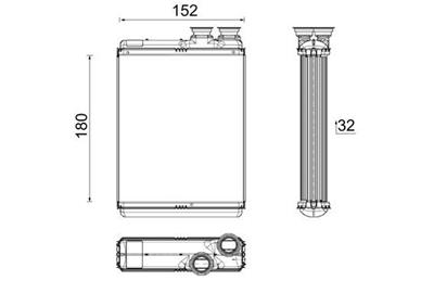 MAHLE ORIGINAL AH 266 000P Číslo výrobce: 72550265. EAN: 4057635218894.