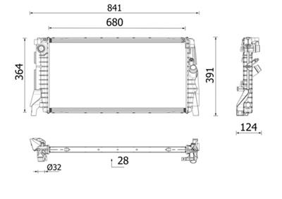 MAHLE ORIGINAL CR 2747 000P Číslo výrobce: 72566661.