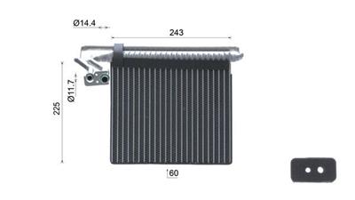 MAHLE ORIGINAL AE 204 000S Číslo výrobce: 72550614.