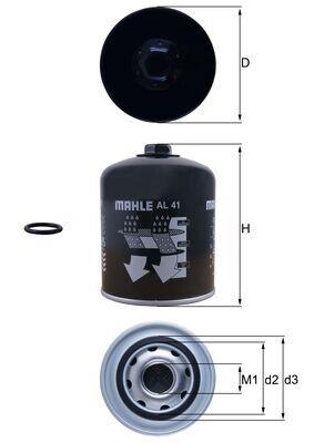 MAHLE ORIGINAL AL 41 Číslo výrobce: 72570716.