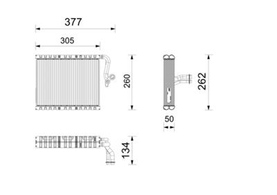 MAHLE ORIGINAL AE 265 000P Číslo výrobce: 72575294.