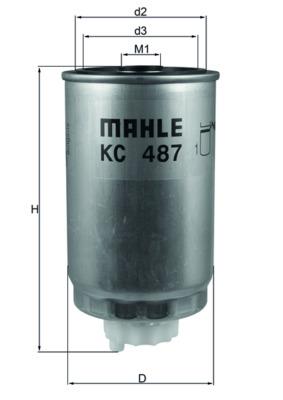 MAHLE ORIGINAL KC 487 Číslo výrobce: 72352741. EAN: 4009026933510.