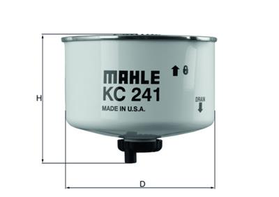 MAHLE ORIGINAL KC 241D Číslo výrobce: 72573946. EAN: 4009026729151.