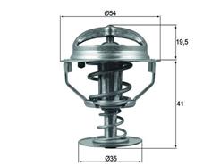 MAHLE ORIGINAL TX 164 82D