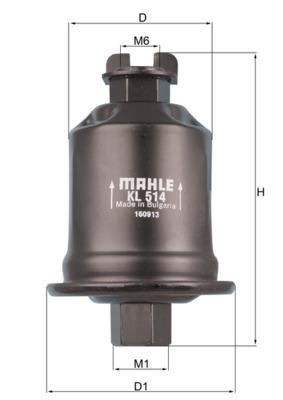MAHLE ORIGINAL KL 513 Číslo výrobce: 70350424. EAN: 4009026510773.