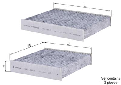 MAHLE ORIGINAL LAK 191/S Číslo výrobce: 70328865. EAN: 4009026509616.