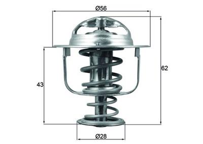MAHLE ORIGINAL TX 197 71D Číslo výrobce: 72402124. EAN: 4009026957103.