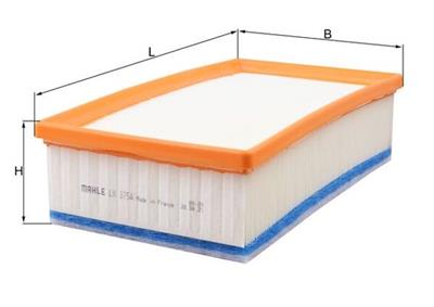 MAHLE ORIGINAL LX 3754 Číslo výrobce: 72370725. EAN: 4009026937464.