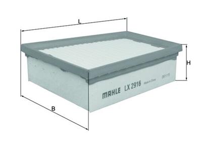 MAHLE ORIGINAL LX 2916 Číslo výrobce: 70541927. EAN: 4009026835975.