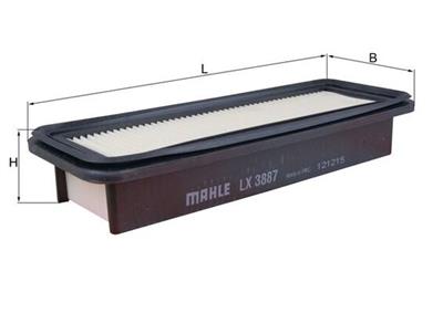 MAHLE ORIGINAL LX 3887 Číslo výrobce: 72386190. EAN: 4009026951699.