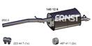 ERNST 140126 - Zadní tlumič výfuku