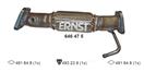 ERNST 646475 - Výfuková trubka