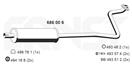 ERNST 686006 - Střední díl výfuku