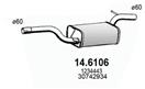ASSO 14.6106 - Střední díl výfuku