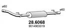 ASSO 28.6068 - Střední díl výfuku