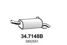 ASSO 34.7148B - Zadní tlumič výfuku