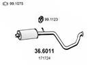 ASSO 36.6011 - Střední díl výfuku