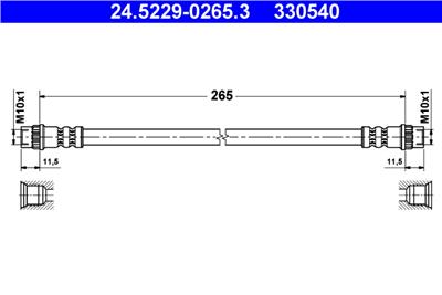 ATE 24.5229-0265.3 Číslo výrobce: 330540. EAN: 4006633038768.