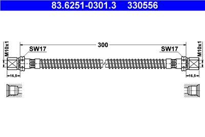 ATE 83.6251-0301.3 Číslo výrobce: 330556. EAN: 4006633030809.