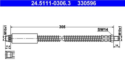 ATE 24.5111-0306.3 Číslo výrobce: 330596. EAN: 4006633075220.