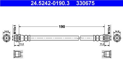 ATE 24.5242-0190.3 Číslo výrobce: 330675. EAN: 4006633104982.