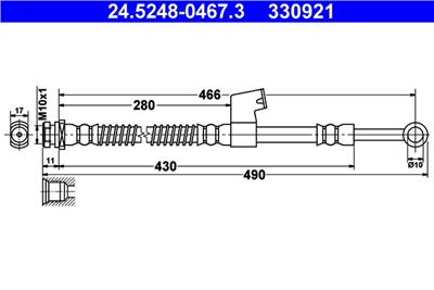 ATE 24.5248-0467.3 Číslo výrobce: 330921. EAN: 4006633326827.