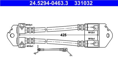 ATE 24.5294-0463.3 Číslo výrobce: 331032. EAN: 4006633335584.