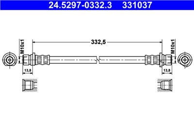 ATE 24.5297-0332.3 Číslo výrobce: 331037. EAN: 4006633335683.