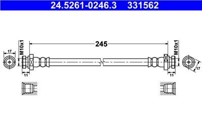ATE 24.5261-0246.3 Číslo výrobce: 331562. EAN: 4006633437011.