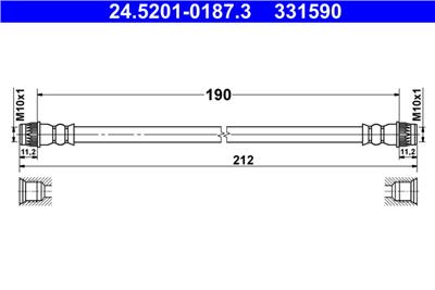 ATE 24.5201-0187.3 Číslo výrobce: 331590. EAN: 4006633463652.