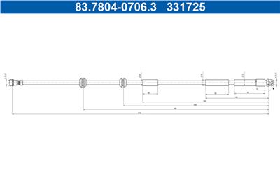 ATE 83.7804-0706.3 Číslo výrobce: 331725. EAN: 4006633468466.