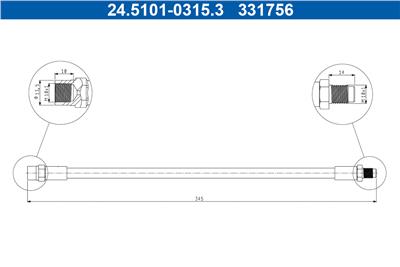 ATE 24.5101-0315.3 Číslo výrobce: 331756. EAN: 4006633500654.