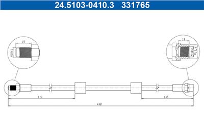 ATE 24.5103-0410.3 Číslo výrobce: 331765. EAN: 4006633500838.