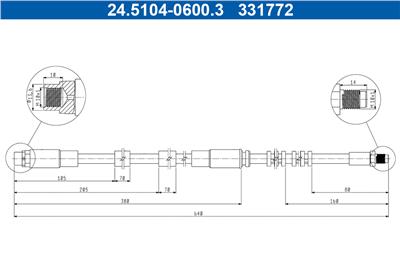 ATE 24.5104-0600.3 Číslo výrobce: 331772. EAN: 4006633500975.