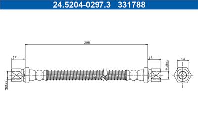 ATE 24.5204-0297.3 Číslo výrobce: 331788. EAN: 4006633501293.