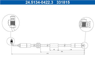 ATE 24.5134-0422.3 Číslo výrobce: 331815.