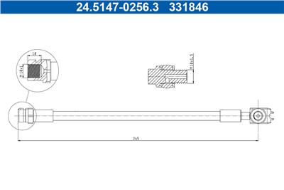 ATE 24.5147-0256.3 Číslo výrobce: 331846.
