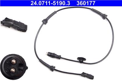 ATE 24.0711-5190.3 Číslo výrobce: 360177. EAN: 4006633208567.